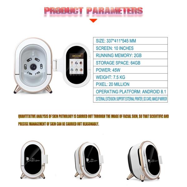 Hair 3d Skin Analyzer , Facial Analyzer Machine Ce Certification