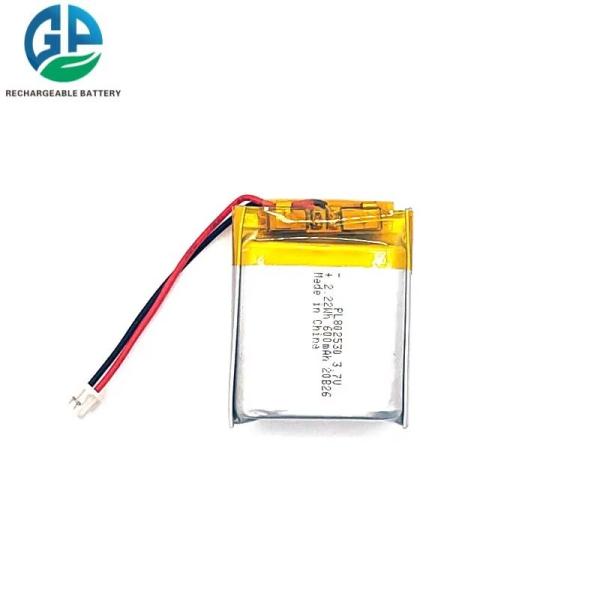 3.7V 600mah 2.22wh 802530 KC Lithium Polymer Battery Pack For Electric Vehicle