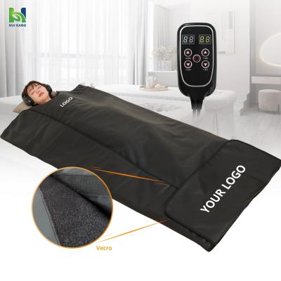 Colar de Sauna de Abóbora Traje de Emagrecimento Original Celulite Colar de Cama de Infravermelho Longo 600w US Plug