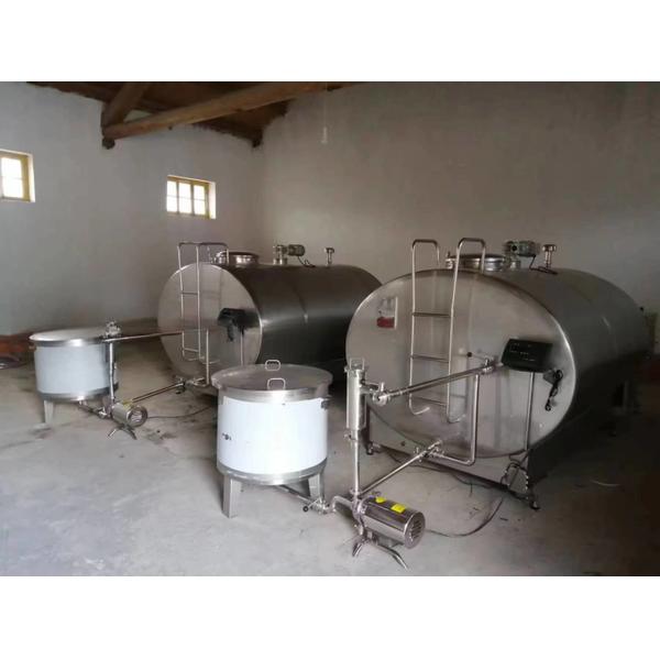 Polished Internal Surface Milk Chiller for Effective Cooling and 2mm/2.5mm Thickness