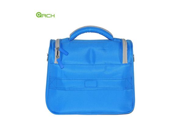 Unisex 600D In Lid Zippered Pockets Travel Vanity Bag Travel Accessories Bag