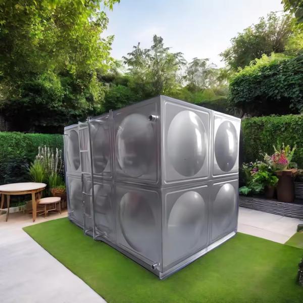 Customized Stainless Steel Sectional Water Tanks For Water Storage  / Welded Steel Tanks ISO 9001