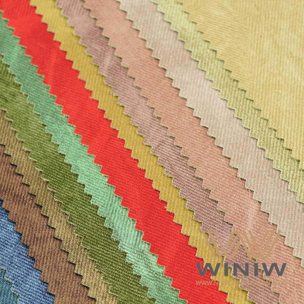 Artificial Garment PU Leather Thickness 0.5mm - 0.8mm PU Synthetic Leather