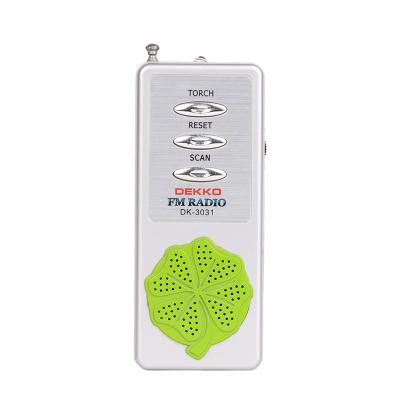 Private Model FM Speaker Radio Built In Speaker 22mm Wireless Dry Battery
