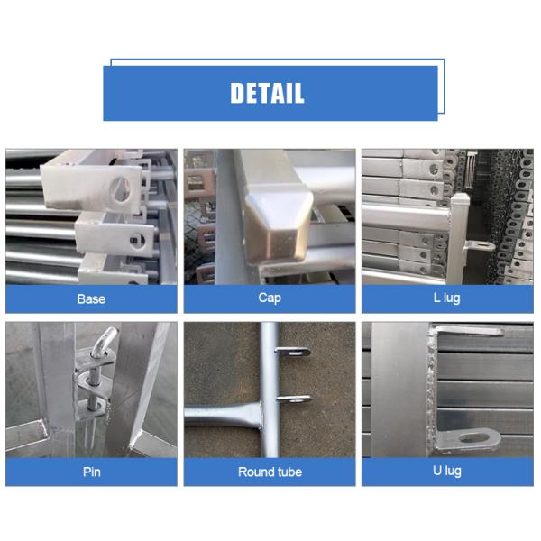 Q235 Hot Dip Galvanized 1.8m High Heavy Duty Cattle Panel