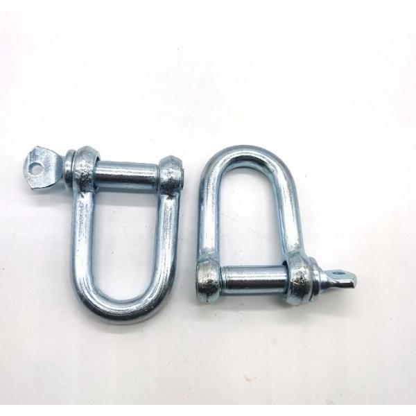 Fasteners Marine 12mm Rigging D Shackle Galvanized White Zinc Plated Anchor bolt