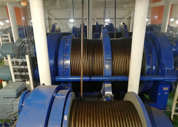 Embarcação de levantamento elétrica resistente da instalação do guincho 2200t para a geração das energias eólicas