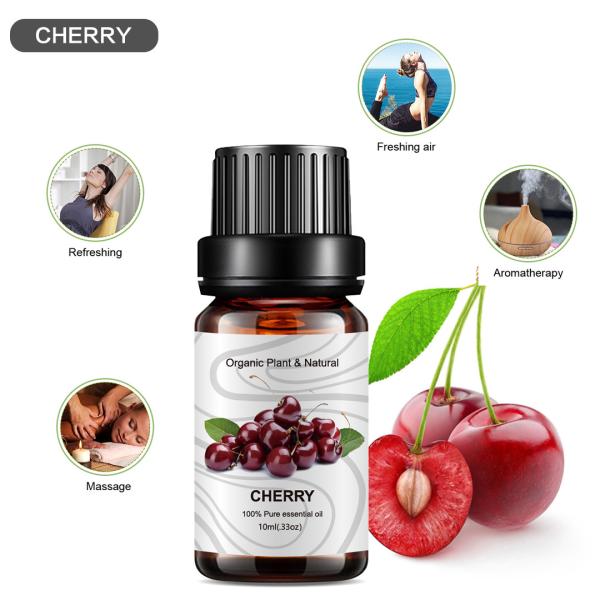 10ml 100% Pure Essence Essential Oils COA Cherry Essence Oil ODM