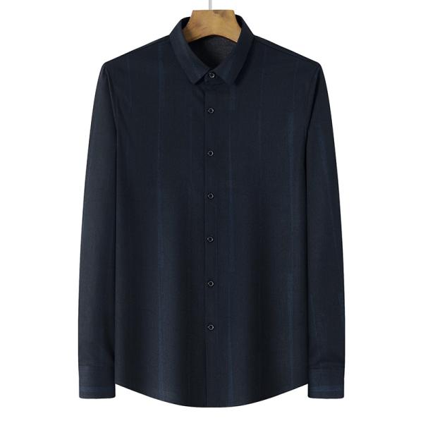 DRESS SHIRTS Custom Formal Shirt For Men Polyester Cotton Long-Sleeved Slim Casual Shirt