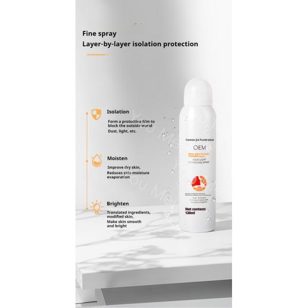 Whitening Arbutin Nicotinamide SPF Sunscreen Cream Spray Natural Ingredient