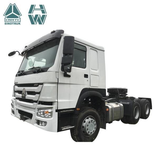 Howo sinotruk 4x2 LHD 450hp new heavy duty chinese trucks tractor head cargo truck trailer with 10 wheels tractors