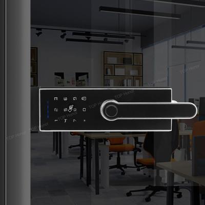 High Compartment Partition Door Fingerprint Lock Password Lock IC Card Key Glass Door Lock