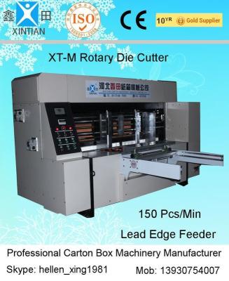 Corrugated Cardboard Rotary Die-Cutting Machine For Packaging / Printing Industrial