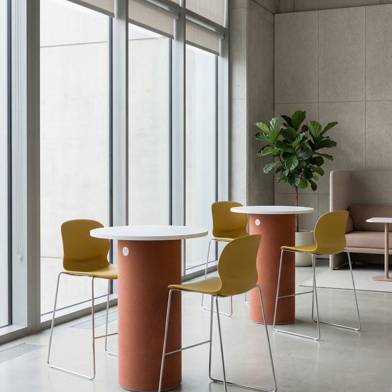GROVE Series High Bar Table Customizable Office Lounge Furniture For Projects