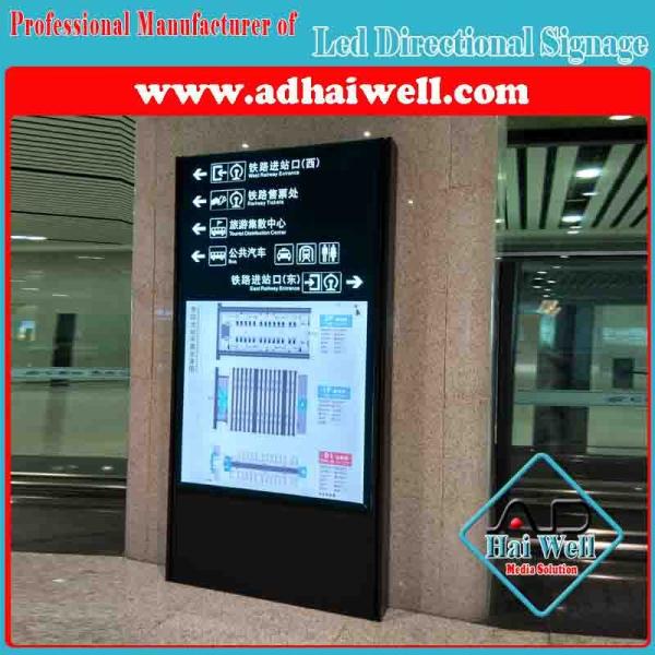 Airport Flight Information Display Signage Holder