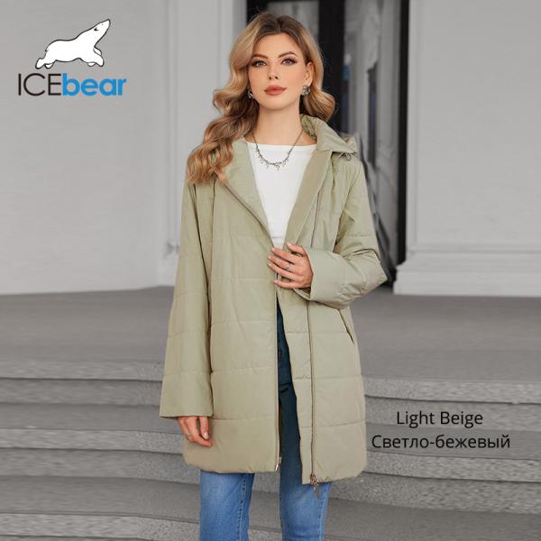 Knitted Collar Woman Spring Autumn Coat with Breathable Layering and Reinforced Stitching for Casual Outerwear