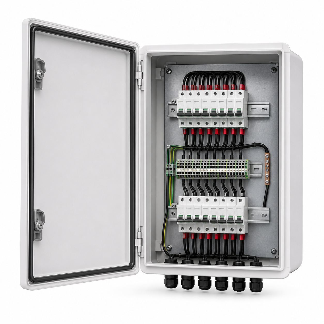 High Efficiency Outdoor Distribution Panel Assembly With Low Power Consumption