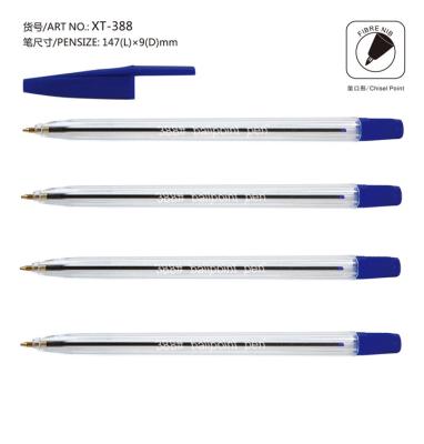 cheapest plastic pen, crystal cap pen,low price plastic pen