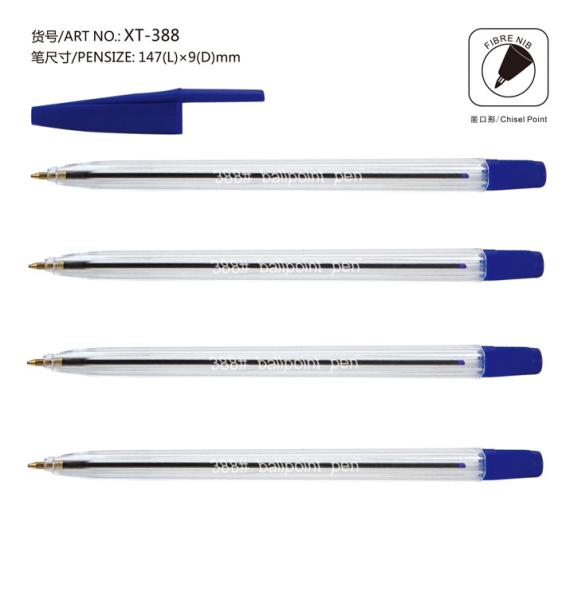 cheapest plastic pen, crystal cap pen,low price plastic pen