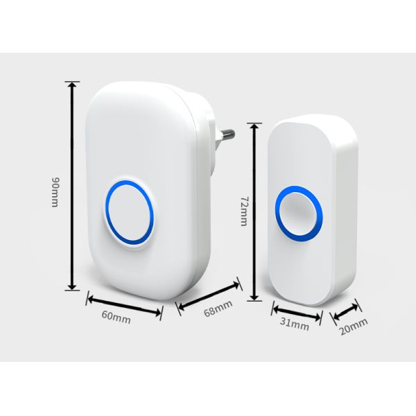 Custom Smart Home Security Package Wireless 433MHz Doorbell 300M Long Range