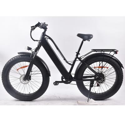 50NM Torque Fat Tire Electric Hunting Bike 0.5KW 6Speed Geared