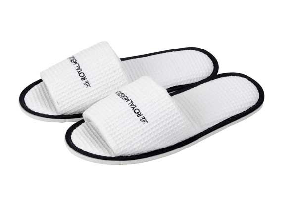 80% cotton velour slipper