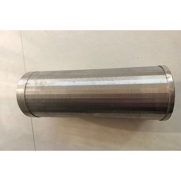 Tube d'écran de fil de cale de corrosion de tamis filtrant d'acier inoxydable de sable anti