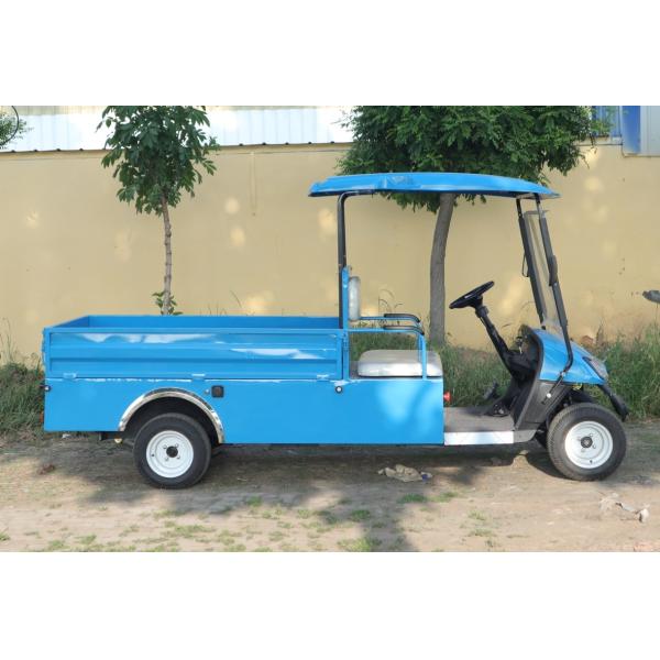 Синий цвет 2-местный грузовик для гольфовых корзинок Депо двигатель переменного тока 3,5 кВт Минимальный поворот 5600 мм