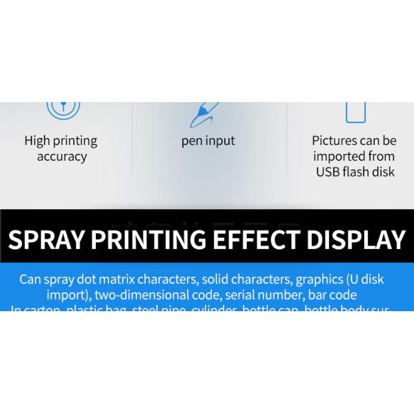 Fast Dry Ink 600DPI 12.7mm TIJ Portable Handheld Inkjet Label Printer Hand Jet Pen T980