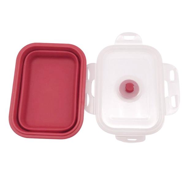Offers Online American Black Silicone Lunch Box Storage boxes organizer