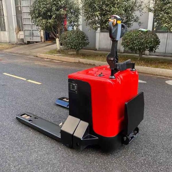 SGS Electric Pump Truck 4000kgs 4T Electric Pallet Truck Use To Carry Paper Roll