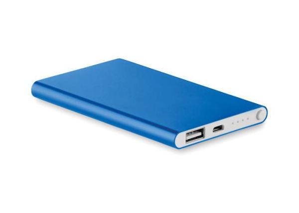 Light Weight Pocket Sized Portable Chargers Aluminum Power Bank 4000mAh Durable