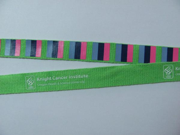 Cool Fashion Woven Lanyards Personalized High Density Skin Friendly