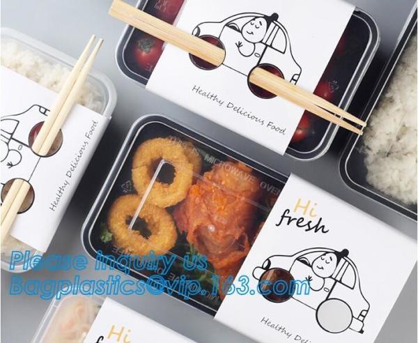 Meal Prep Containers 3 Compartment Leak Proof 1oz sauce cups Microwave BPA Free Plastic Food Bento Plastic Lunch Boxes