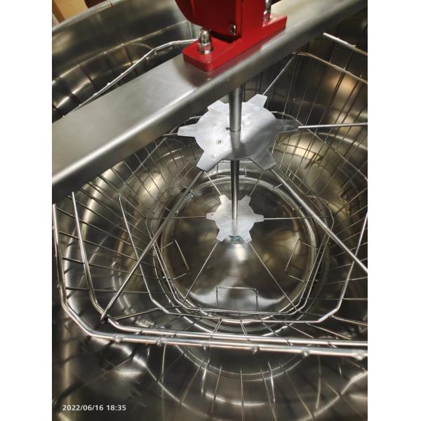 4 экстрактор меда нержавеющей стали кадра 201 ручной с воротами стойки металла и меда SS