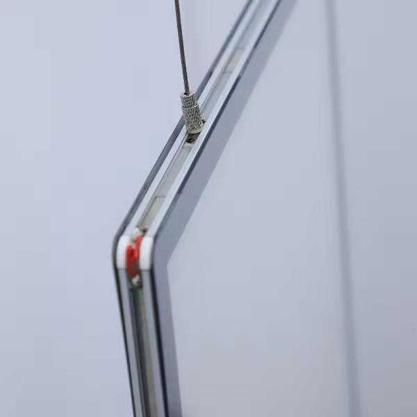 Aluminum Ultra Slim Crystal Light Box Snap Clip Advertising Backlit Poster Frame Light Boxes