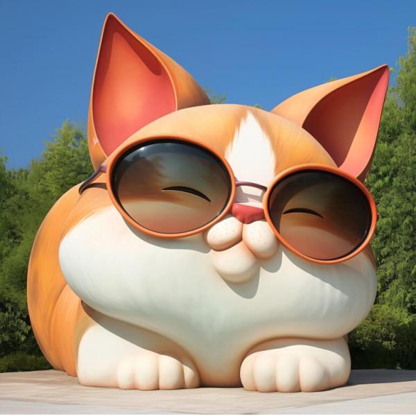 Eco-friendly Garden Decoration Life Size Fiberglass Ornament Model Outdoor Cartoon Rabbit Statue