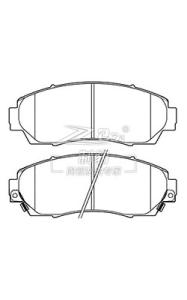 2009 Honda CRV Brake Pads D1089 , 45022-SHJ-A50 front ceramic pads
