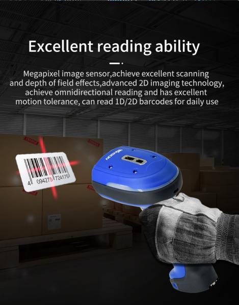 Barcode Generator QR Code Scanner Wireless Barcode Scanner Machine With Memory Handheld Bar Code Scanning Reader