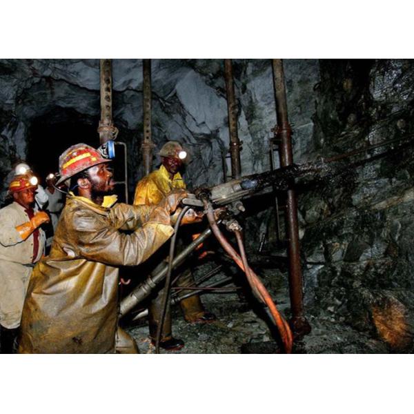 25000 Lux Waterproof LED Mining Light With Warning Red Light on Cable