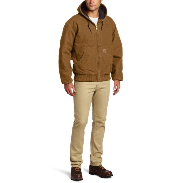 Mens Jacket With Hood , 100% Rib-knit Cuffs And Waistband Jacket