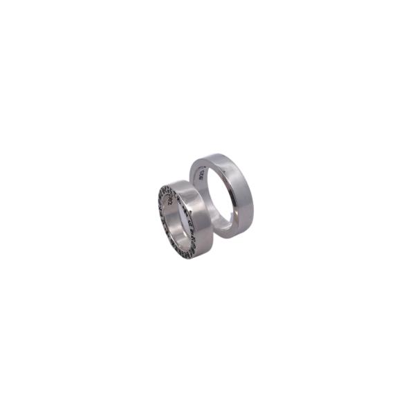 6mm Width Plain 925 Silver Rings 5.5-11.5 Size Unisex With Sophisticated Design