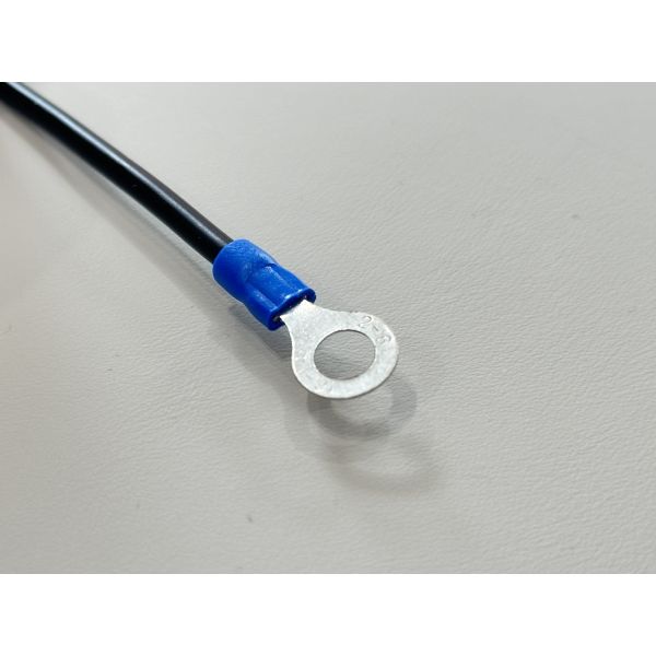 Ring Terminal Power Connector Lead Wire, Single-Core Electrical Cable for Grounding and Power Distribution
