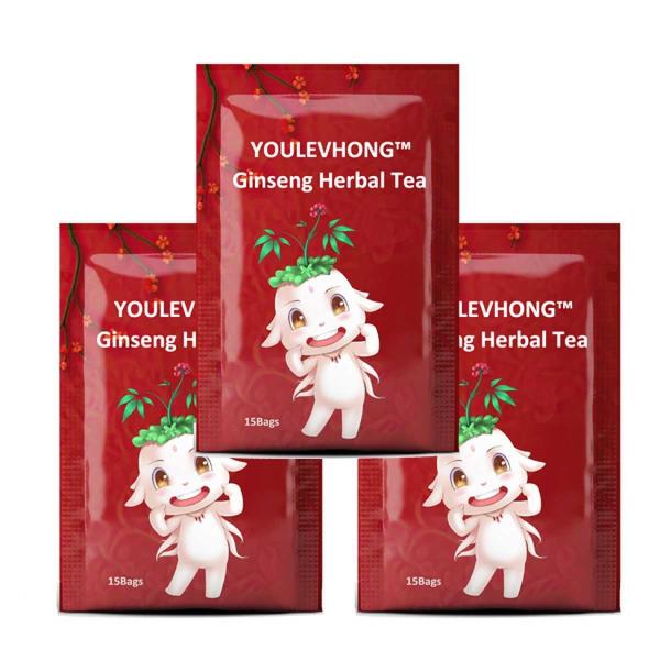 YOULEVHONG Chá de Ginseng Sabor calmante de ginseng em uma forma conveniente