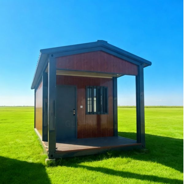 Fast Assembly Triangular Roof Container House Expandable A Shape Roof House
