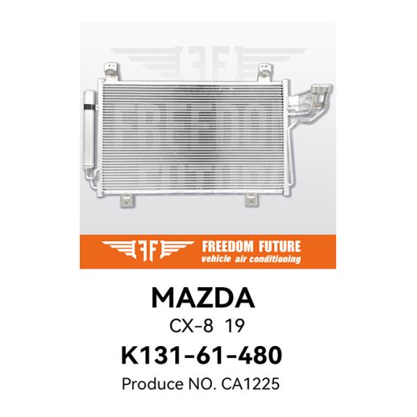 Front Air Conditioner Condenser Fits 2018 Mazda CX-8 K131-61-480 Evaporator Condenser