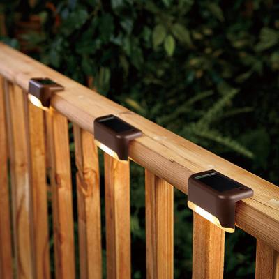 LED Solar Deck Lights IP44 Water Resistant for Stairs, Step, Fence, Yard, Patio