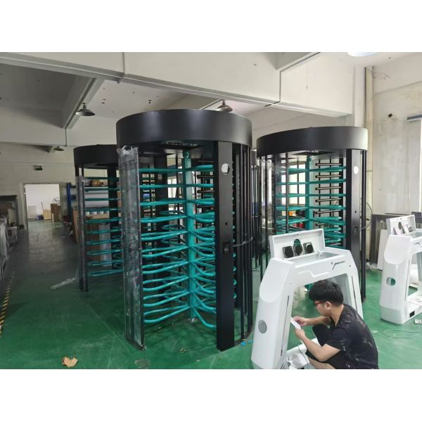 Face Recognition Turnstile Barrier Gate System Access Control Full Height Security Turnstile
