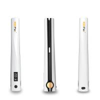 USB 2 recarregáveis em 1 Straightener sem corda do ferro e do cabelo de ondulação prático