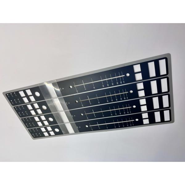 OEM Gradient Dot Impressão Membrana Painel de botão Etiqueta de morte para mecânica